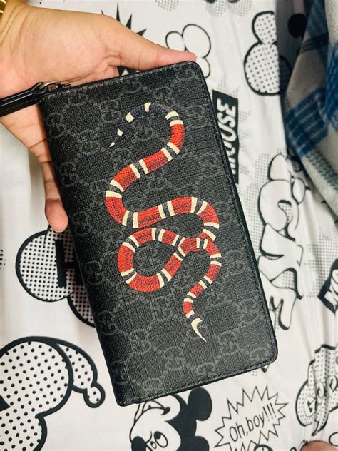 gucci wolf wallet review|gucci kingsnake wallet.